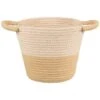 B&M Two Tone Rope Basket - Natural -Home Decor Store 395886 two tone rope basket natural