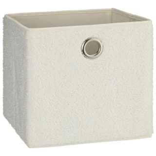 Lokken Teddy Storage Cubes 2pk - Cream 3 Lokken Teddy Storage Cubes 2pk - Cream
