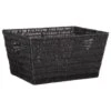 B&M Vannes Heart Cut Out Wicker Basket - Black -Home Decor Store 395980 heart cut out wicker basket black