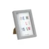 B&M Colourblock Frame 4 X 6" - Silver -Home Decor Store 396248 basic colourblock frame 4x6 silver 2