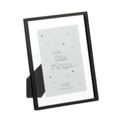 B&M Glass & Metal Photo Frame 4x6"