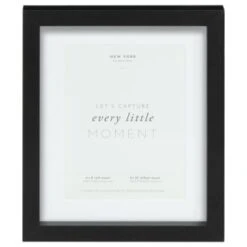 B&M New York Box Photo Frame - 6 X 8" - Black -Home Decor Store 396443 new york box frame 8x10 black