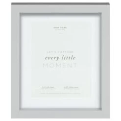 B&M New York Box Photo Frame - 6 X 8" - Grey -Home Decor Store 396451 new york box frame 8x10 grey 2