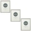 Simply Everyday 8 X 10" Block Frames 3pk - Grey -Home Decor Store 396677 3pk simply everyday 8x10 photo frame grey